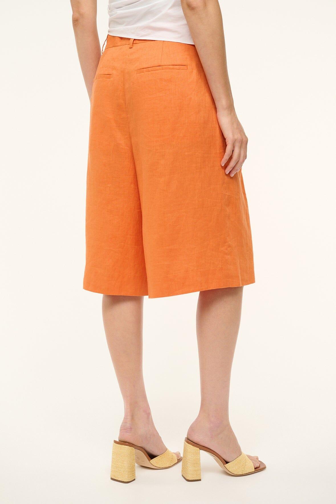 CRUZ BERMUDA LINEN SHORT | APRICOT Product Image
