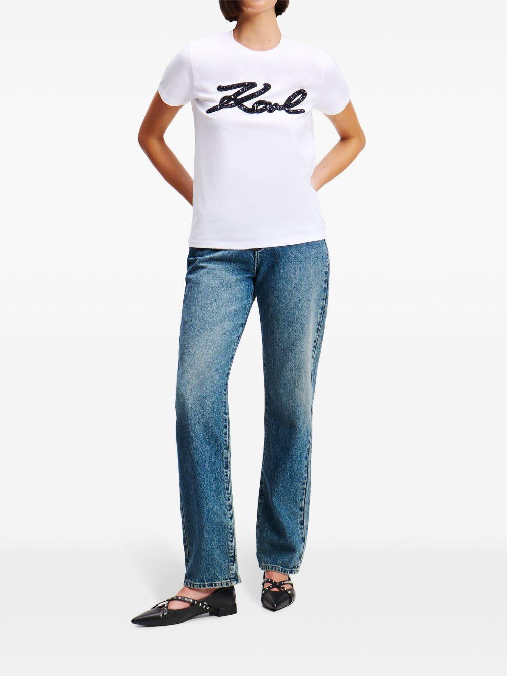 logo-embellished T-shirt  Product Image