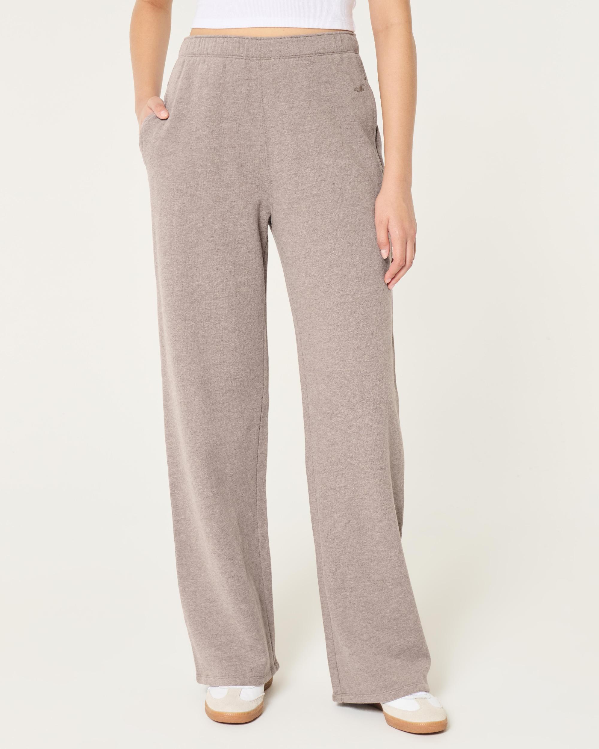Hollister Feel Good Fleece Wide-Leg Pants Product Image
