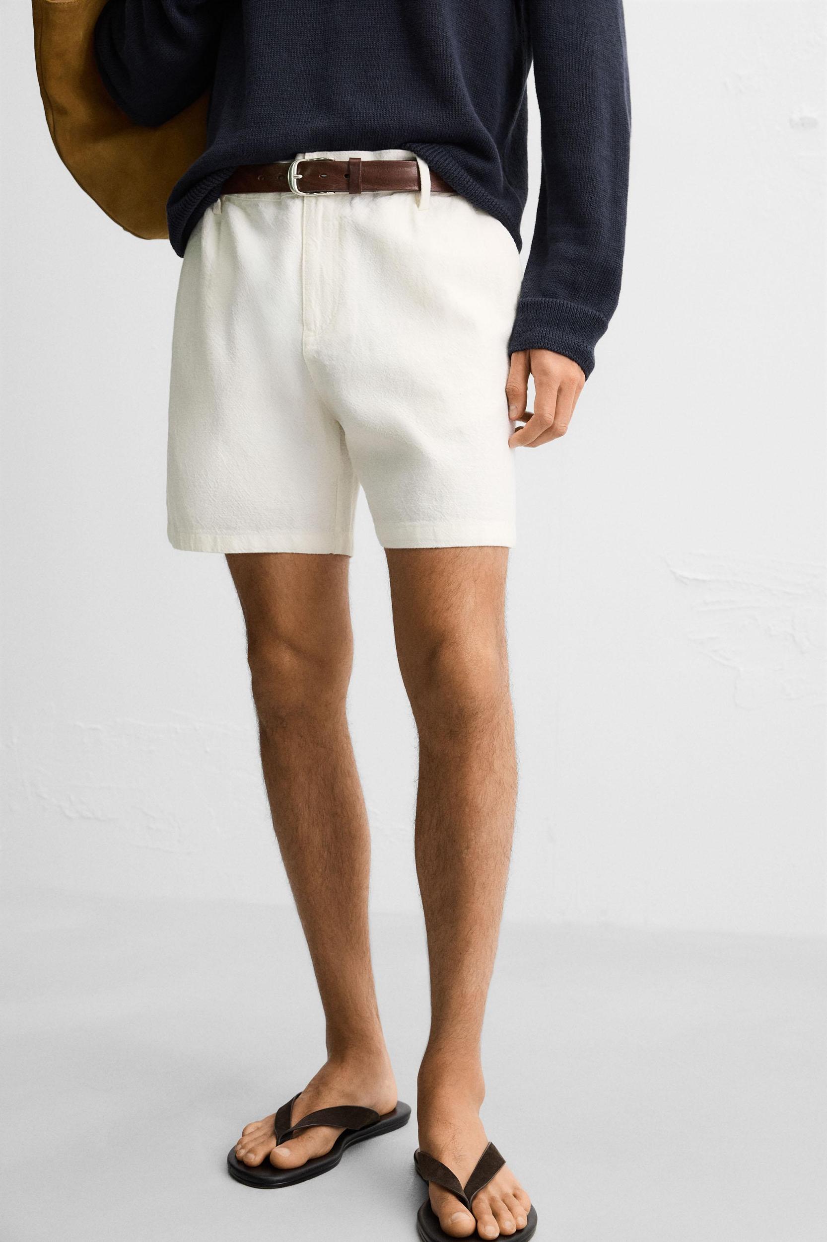 LINEN - COTTON SHORTS Product Image