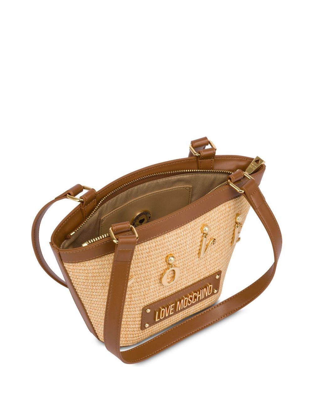 logo-lettering shoulder bag Product Image