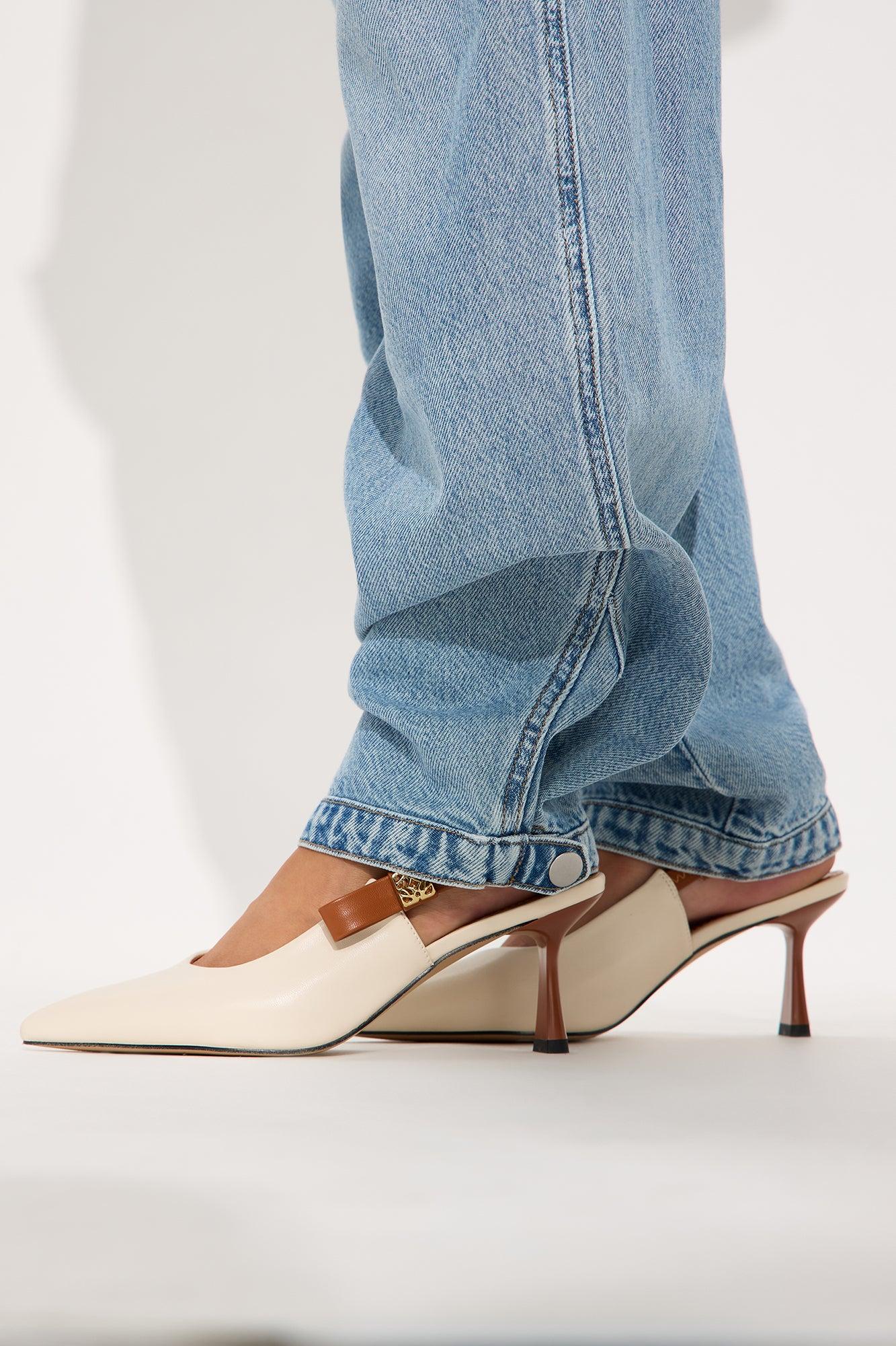 Niya Non Stretch Taper Leg Jeans - Vintage Wash Female Product Image