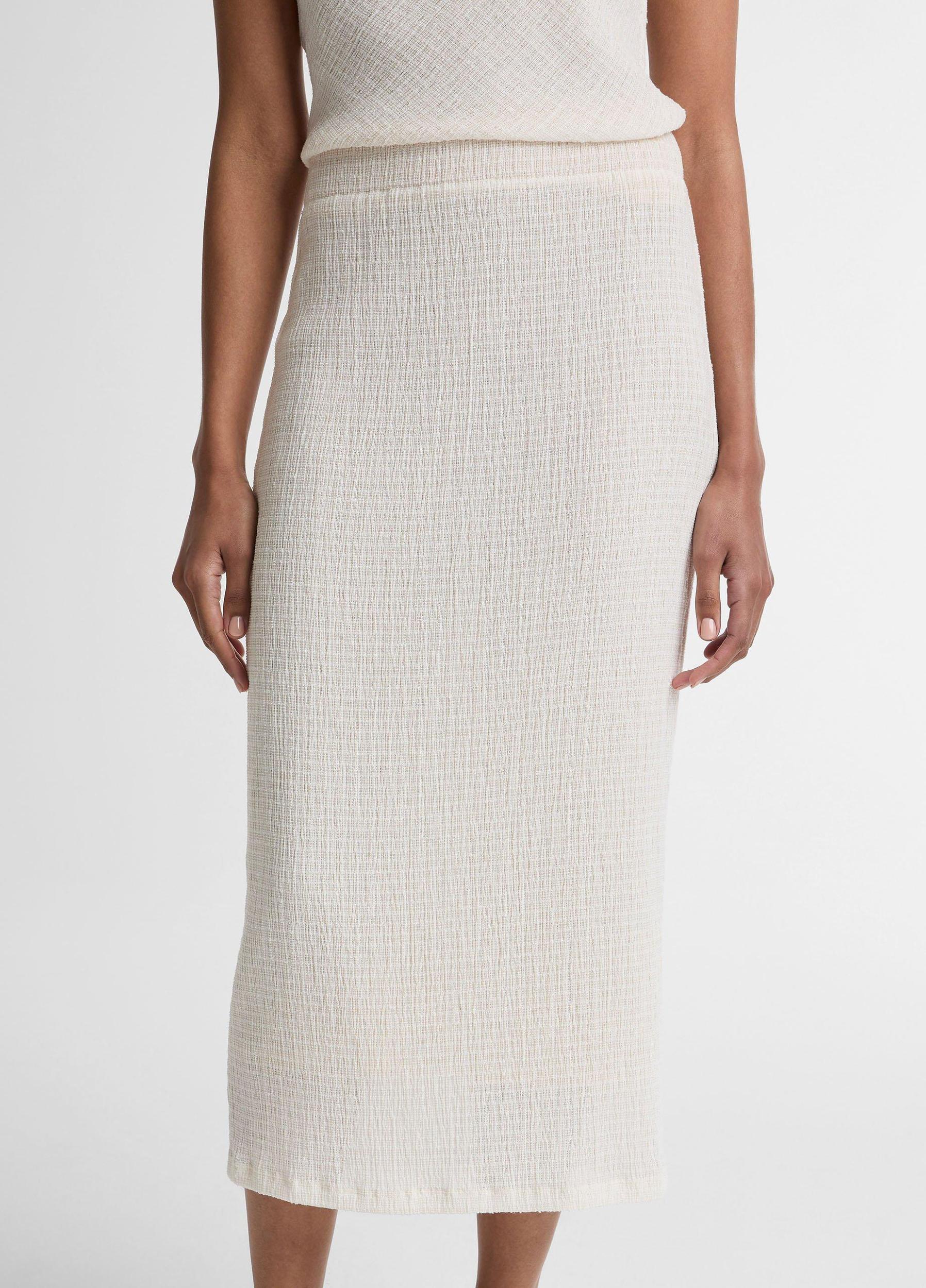 Shadow Grid Midi Skirt Product Image