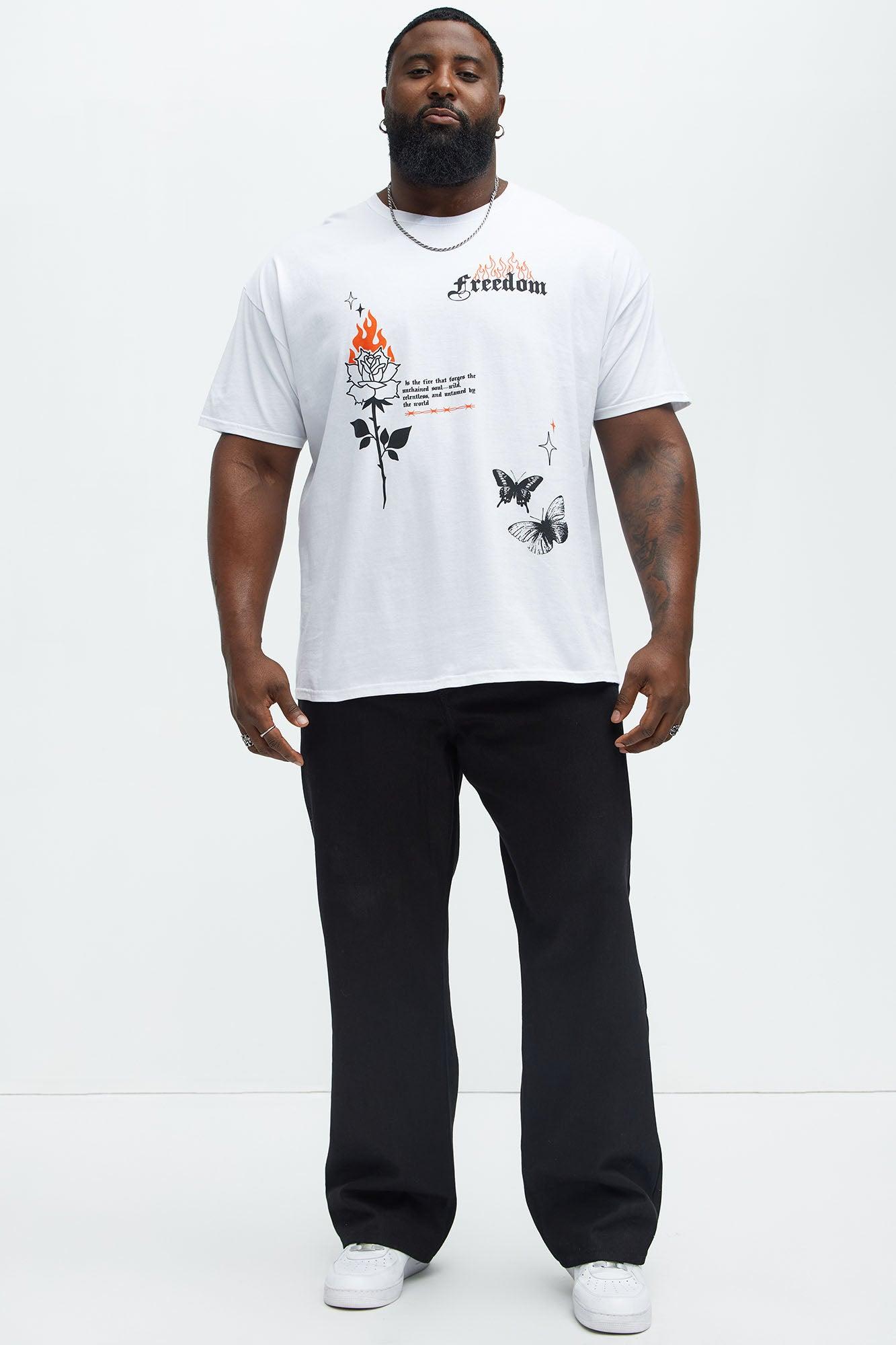 Freedom In Wondering Short Sleeve Tee - White Product Image