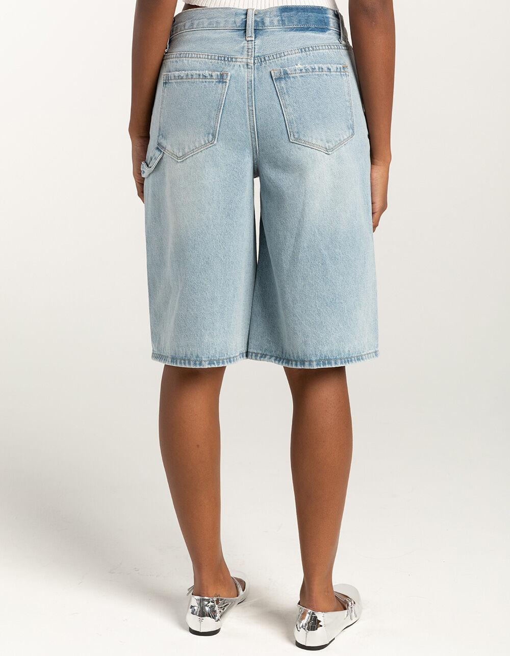 RSQ Womens Baggy Carpenter Jorts - LIGHT WASH Product Image