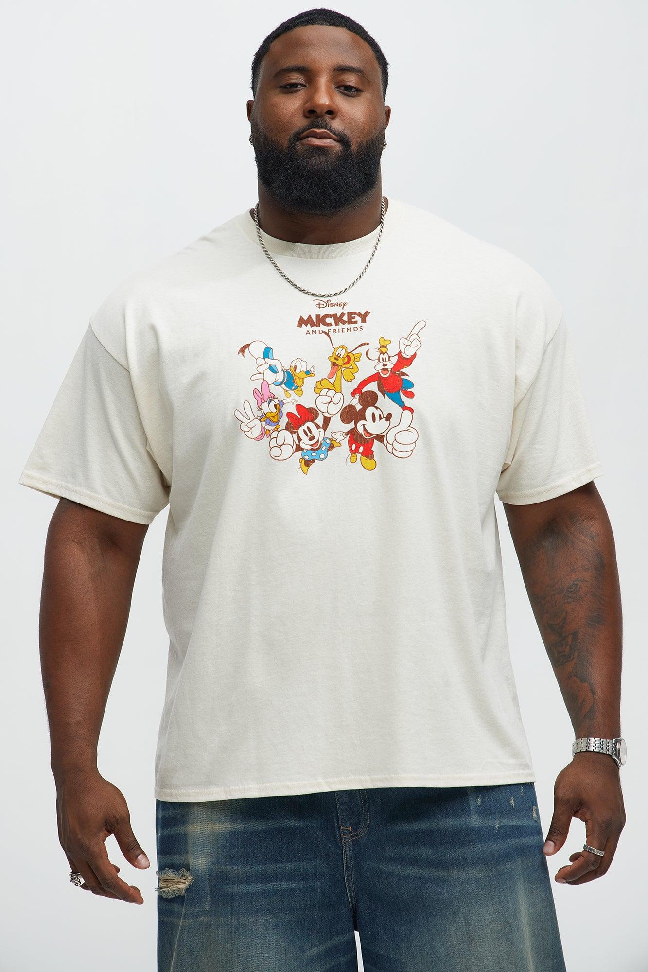 Disney Mickey And Friends Short Sleeve Tee - Natural Male Product Image
