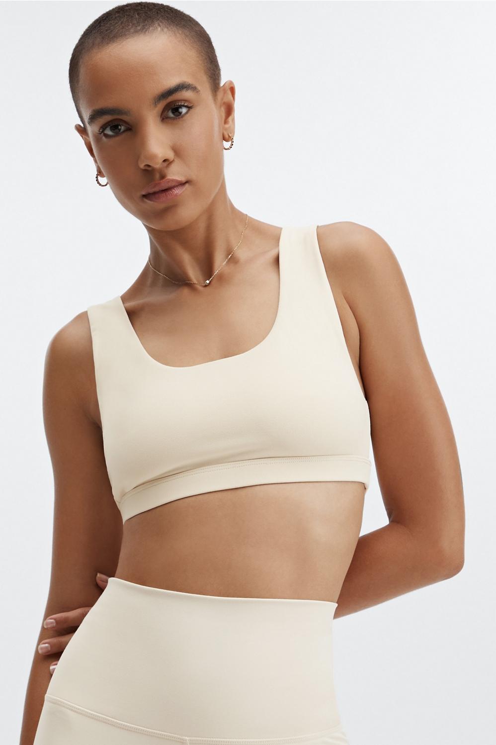 Fabletics Lola Low Impact Sports Bra Womens white plus Size 2X Product Image