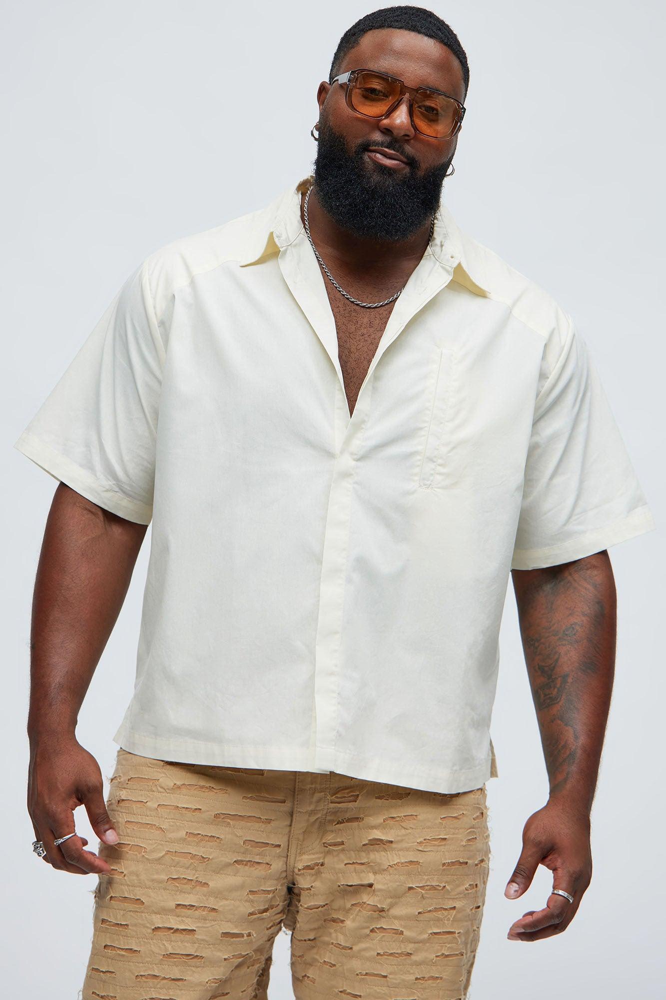 Vinton Shirt - Off White Product Image