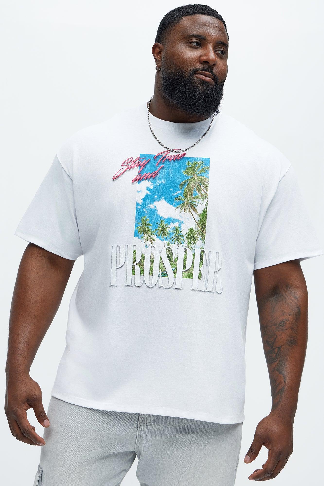Stay True And Prosper Short Sleeve Tee - White Product Image