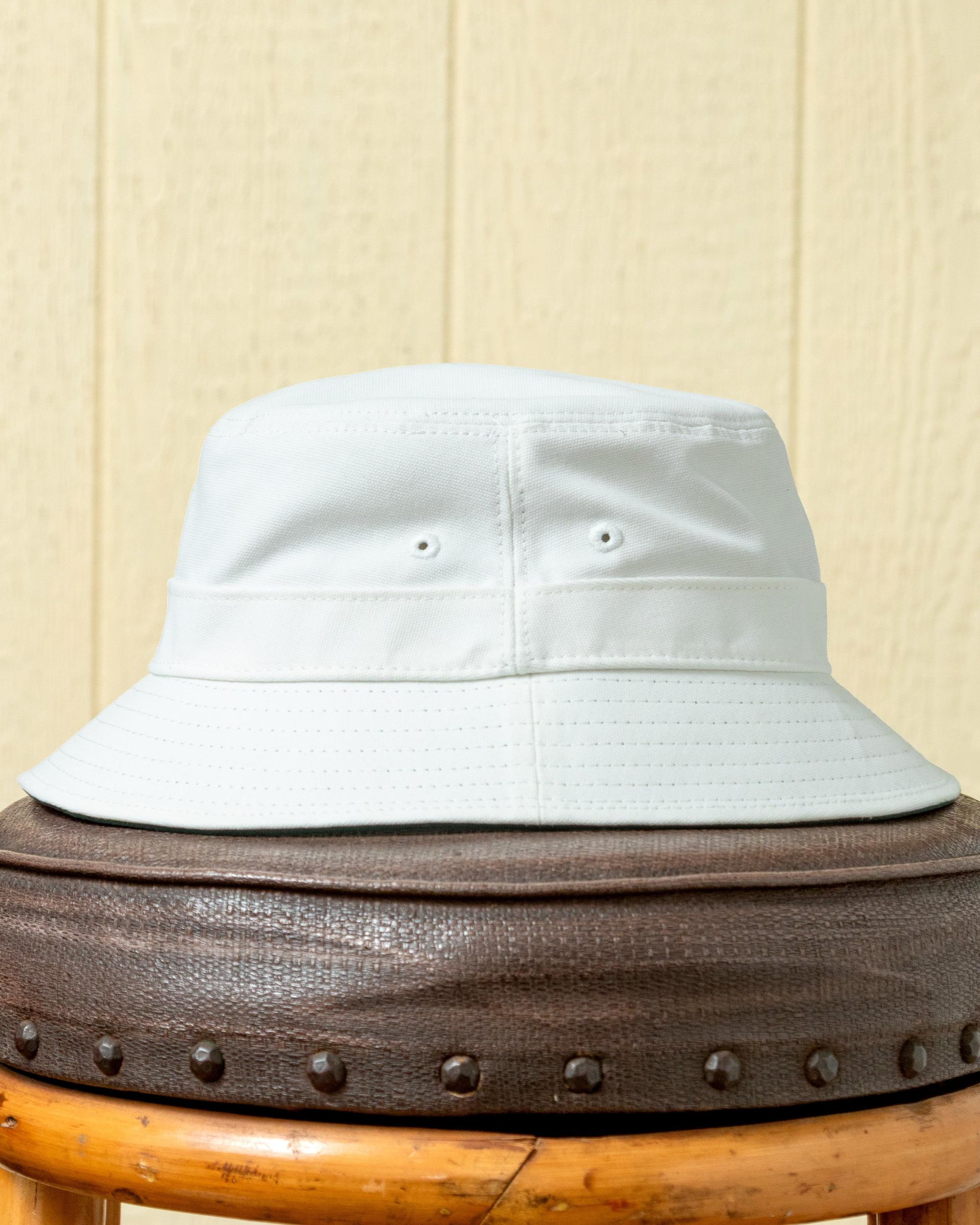 Transatlantic Bucket Hat in White Product Image