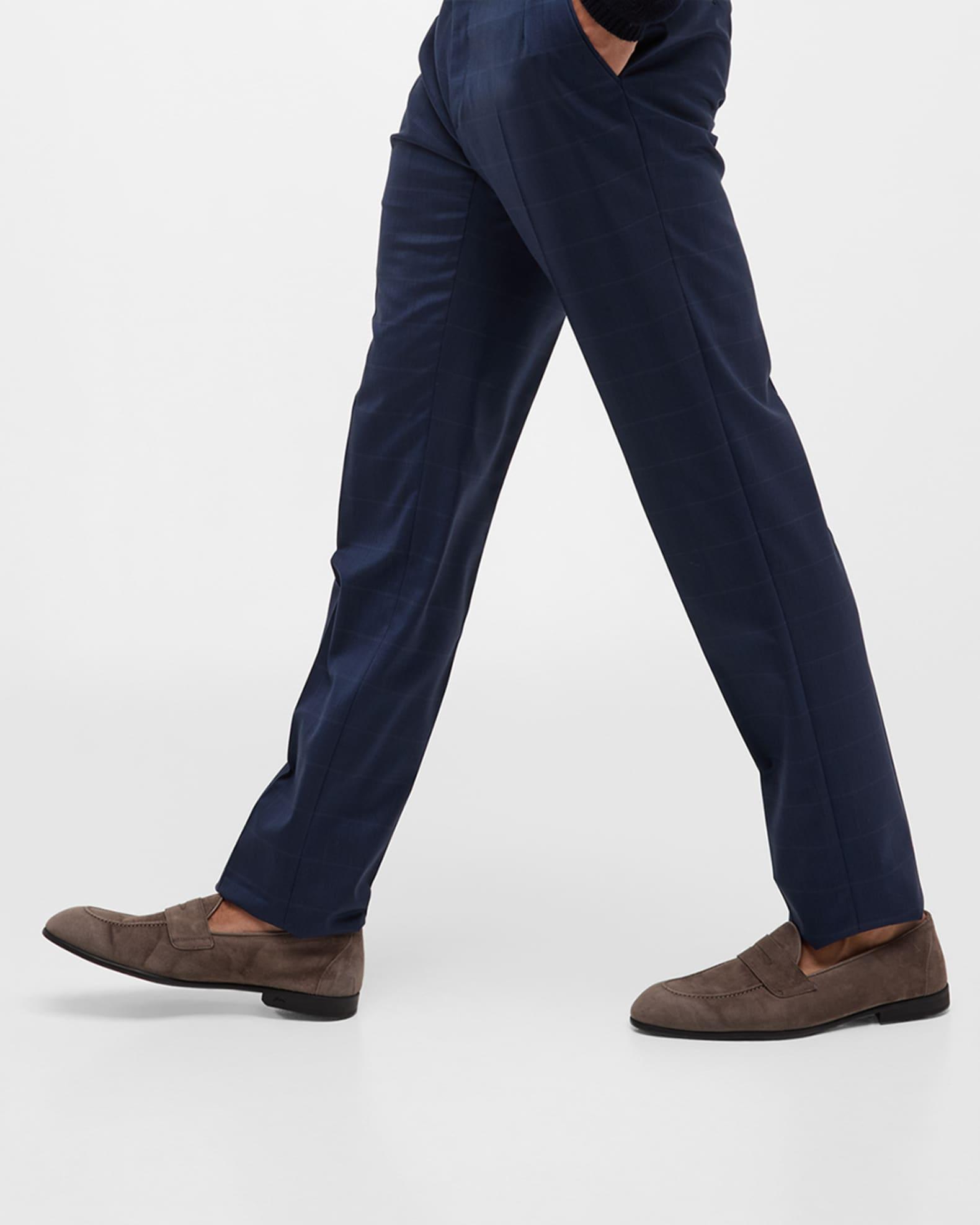 Men's V-Logo Leather Drivers Product Image