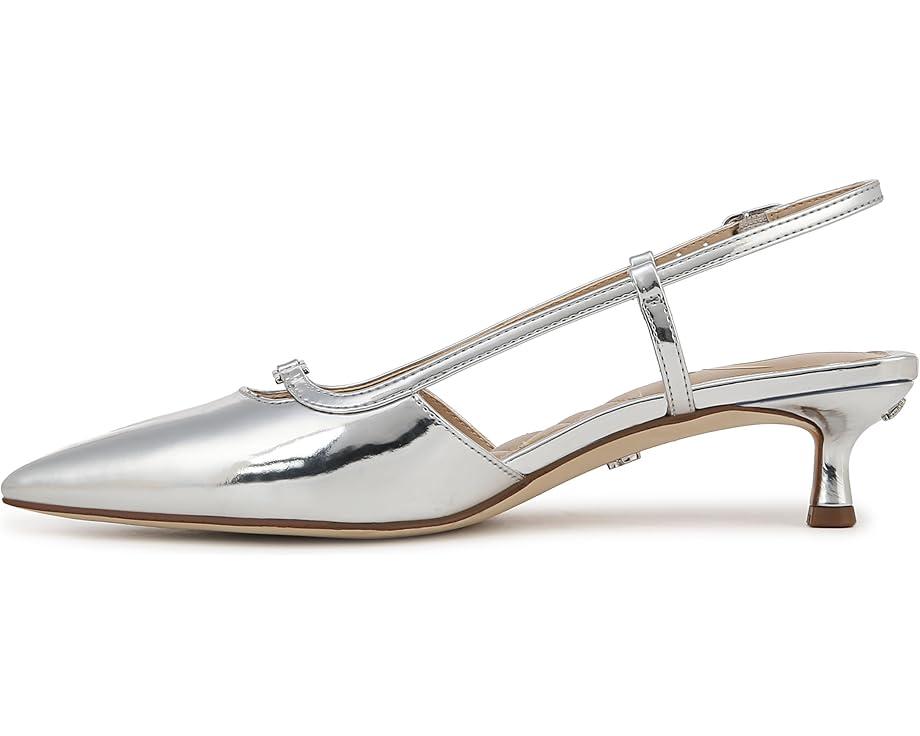 Khloe Pointed Toe Slingback Kitten Heel Product Image