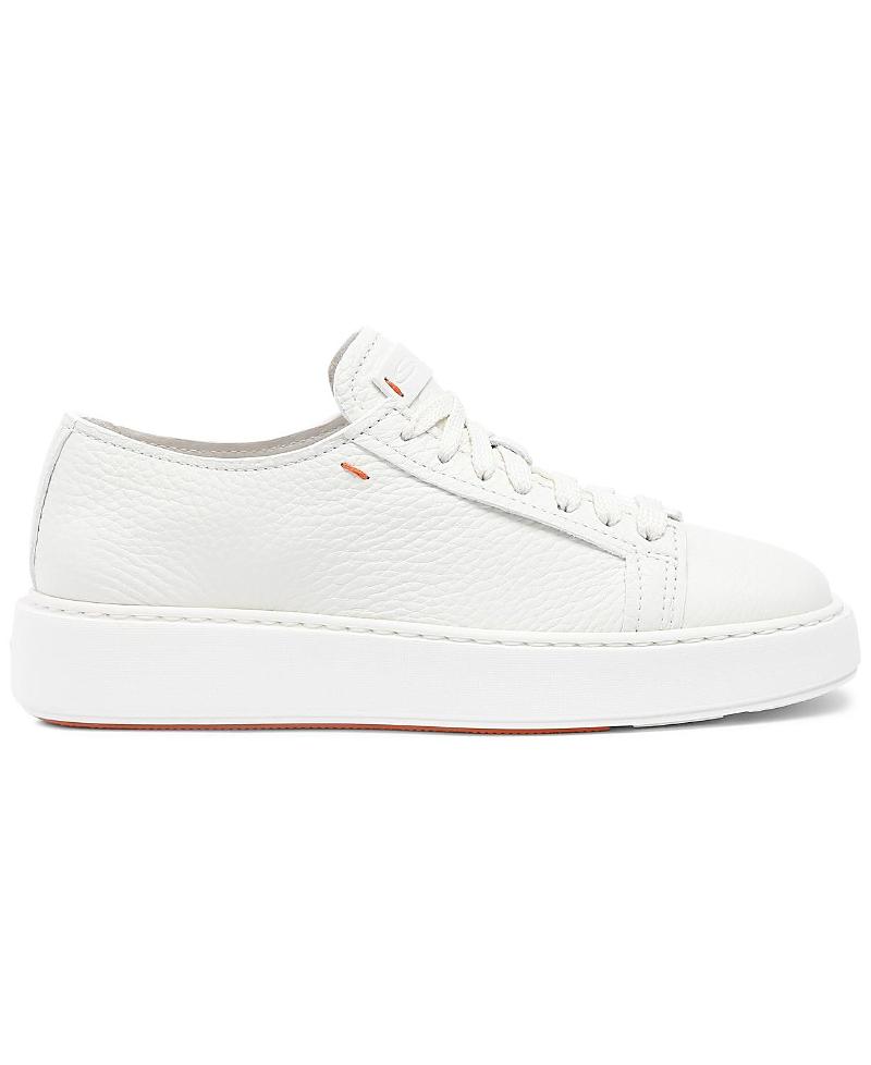 Womens Leather Low-Top Sneakers Product Image