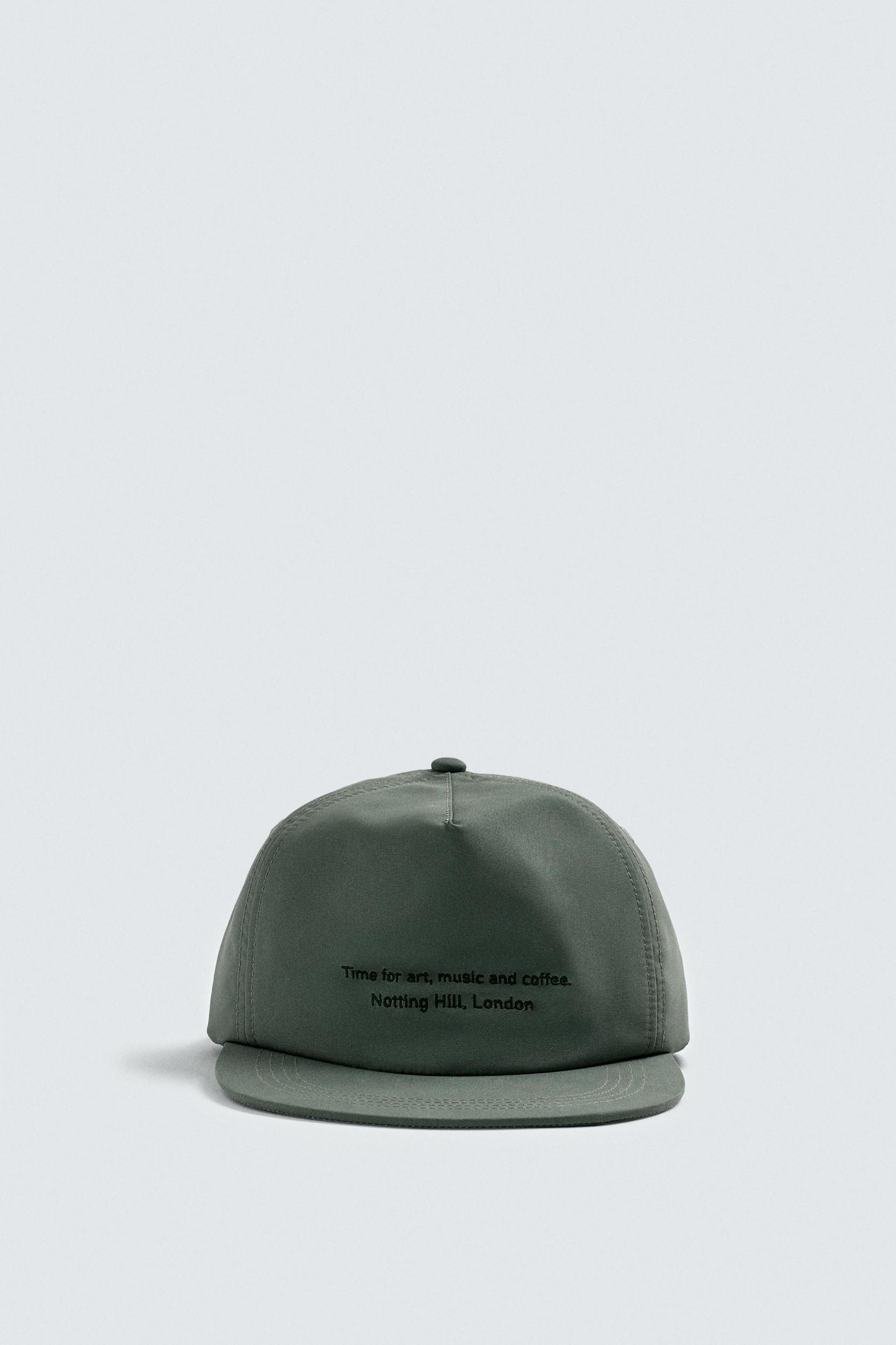 EMBROIDERED FLAT VISOR CAP Product Image