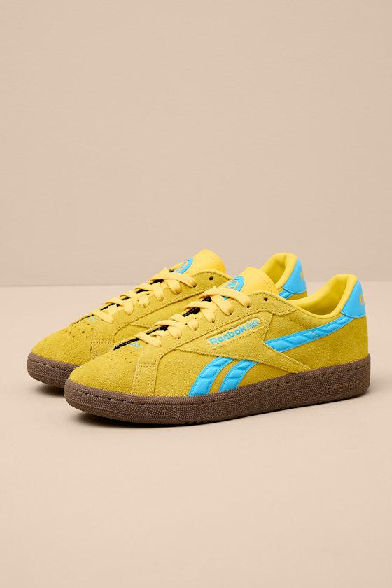 Club C Grounds UK Golden Haze Suede Leather Sneakers Product Image