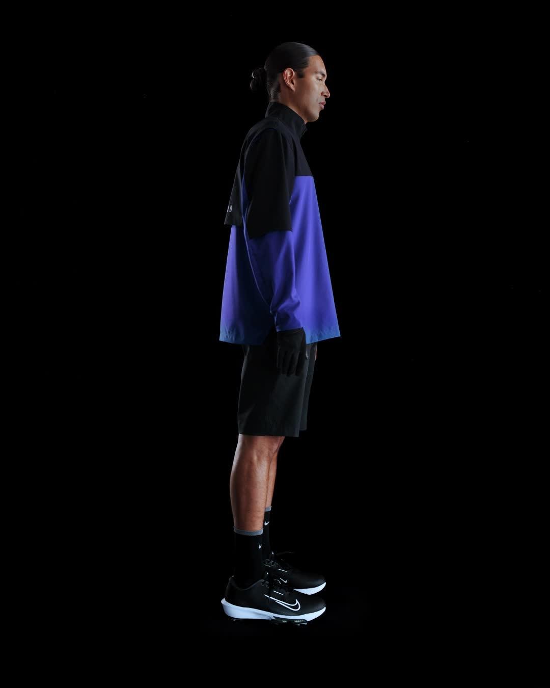 Nike Mens Golf Club Dri-FIT 1/2-Zip Golf Jacket | FQ1155-490 Product Image