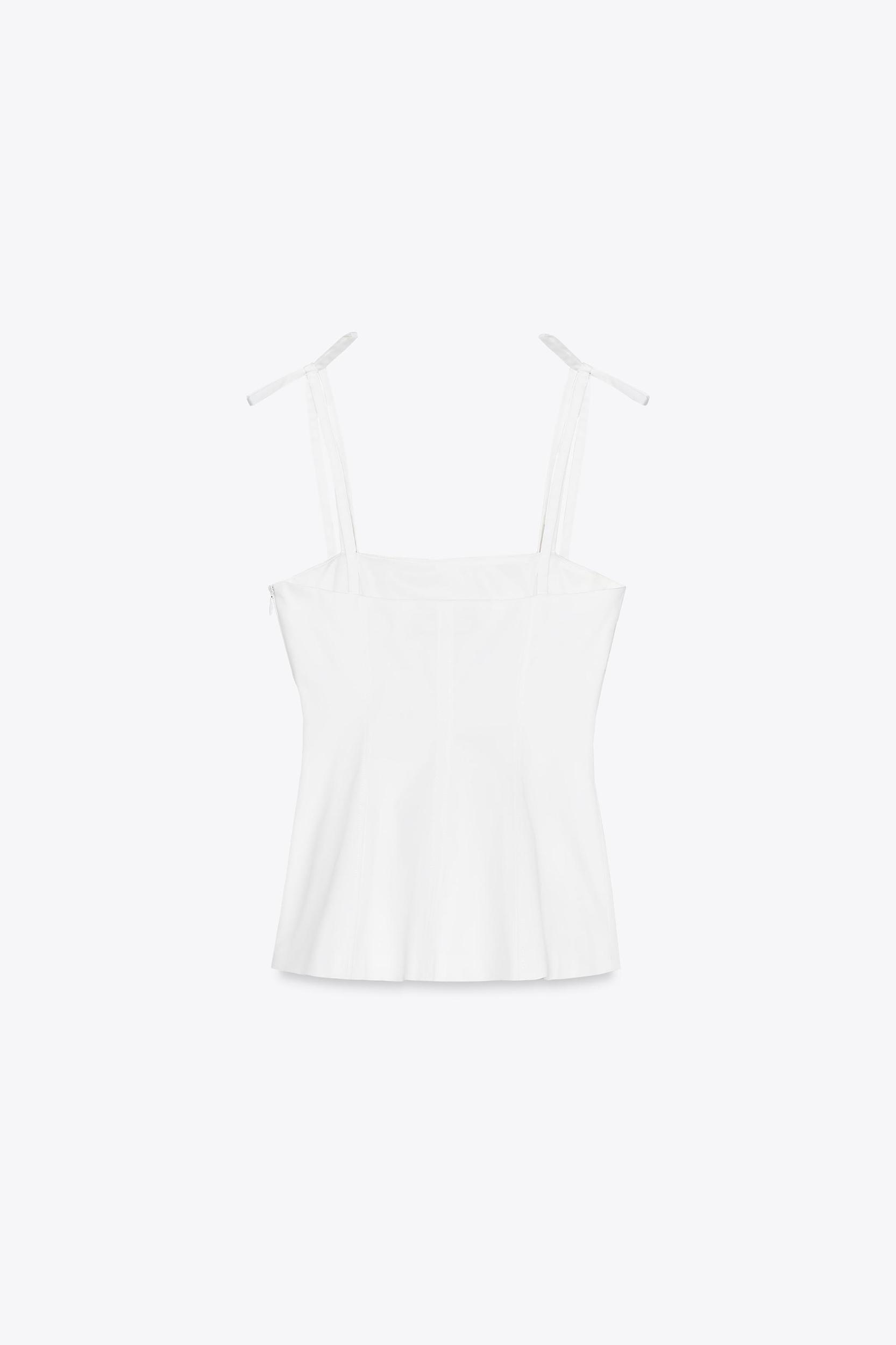 FITTED TIE TOP Product Image