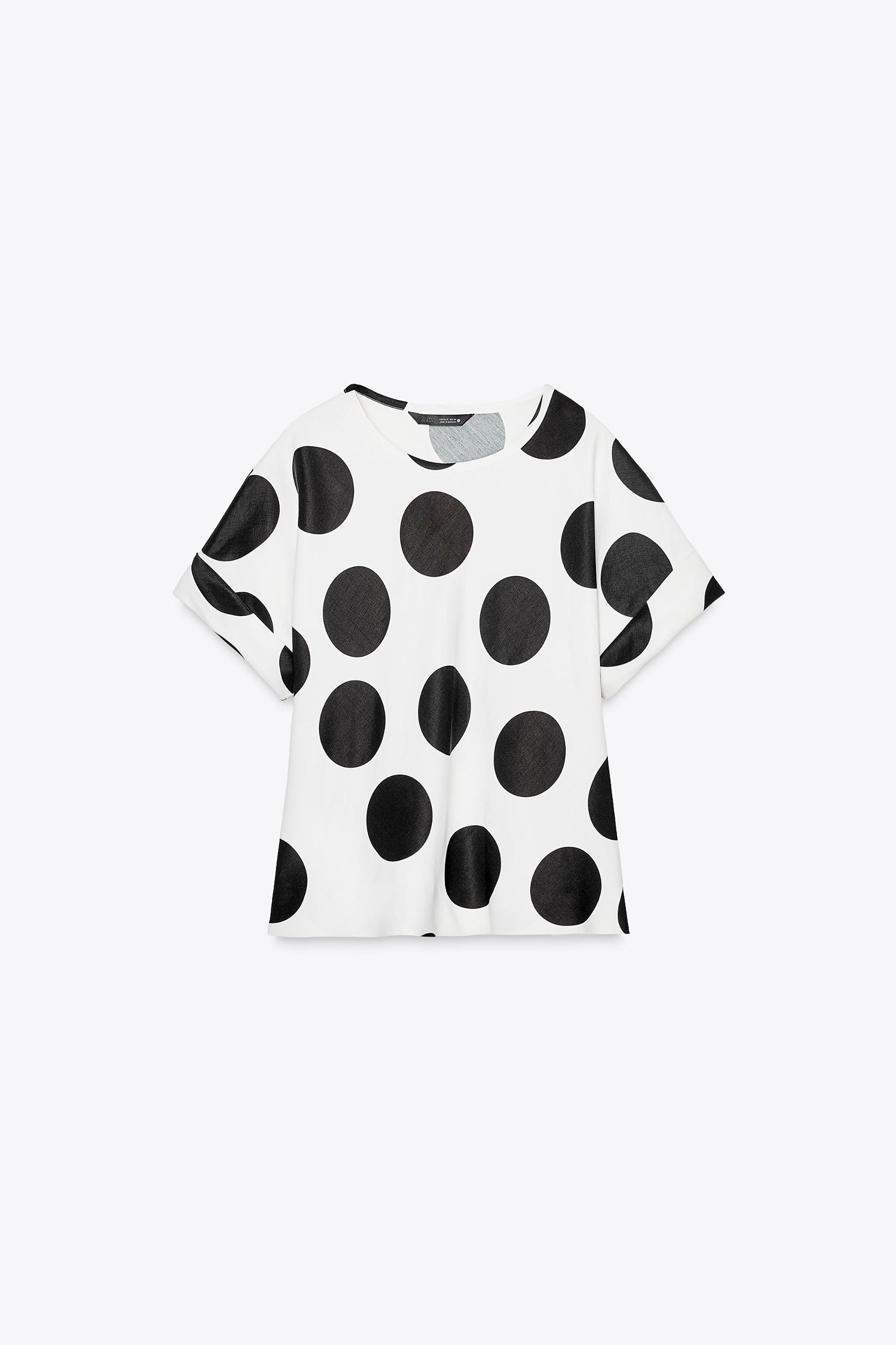 POLKA DOT TOP ZW COLLECTION Product Image