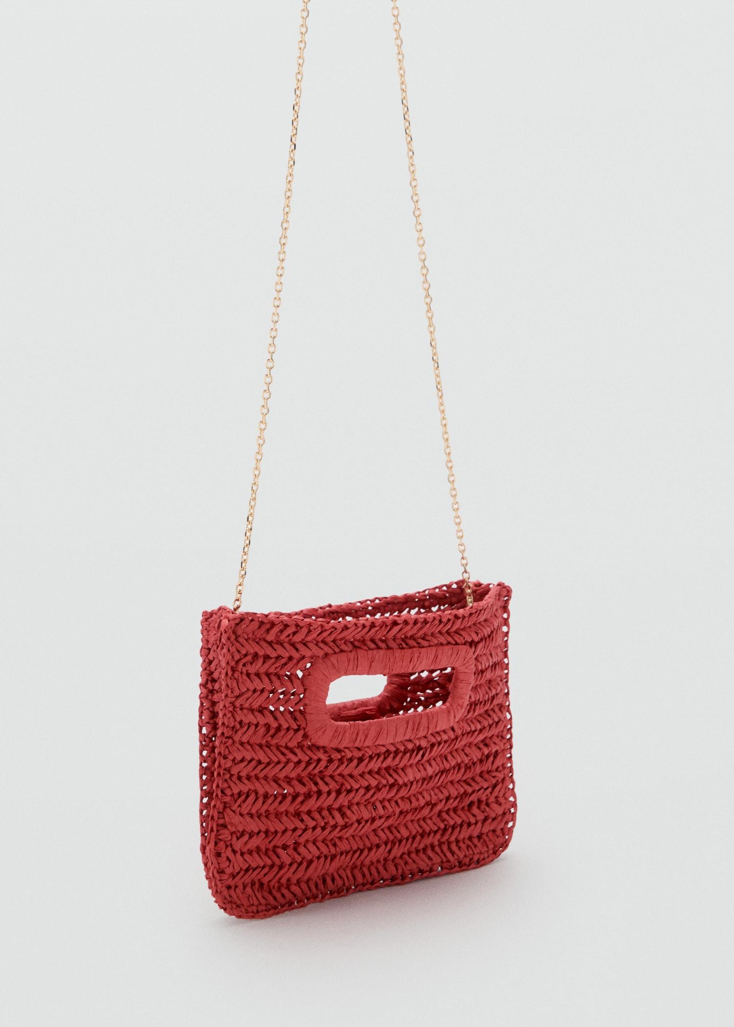 Natural fiber bag - Women | MANGO USA Product Image