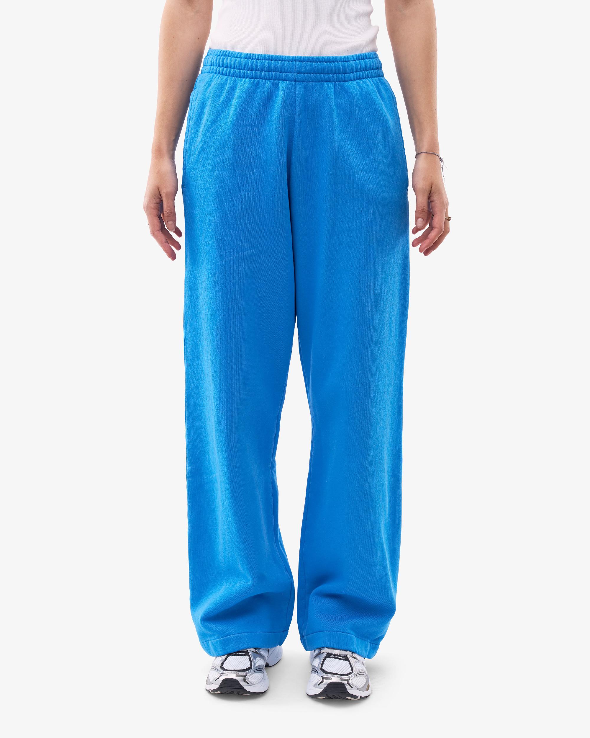 Organic Straight Leg Sweatpants - Pacific Blue Product Image