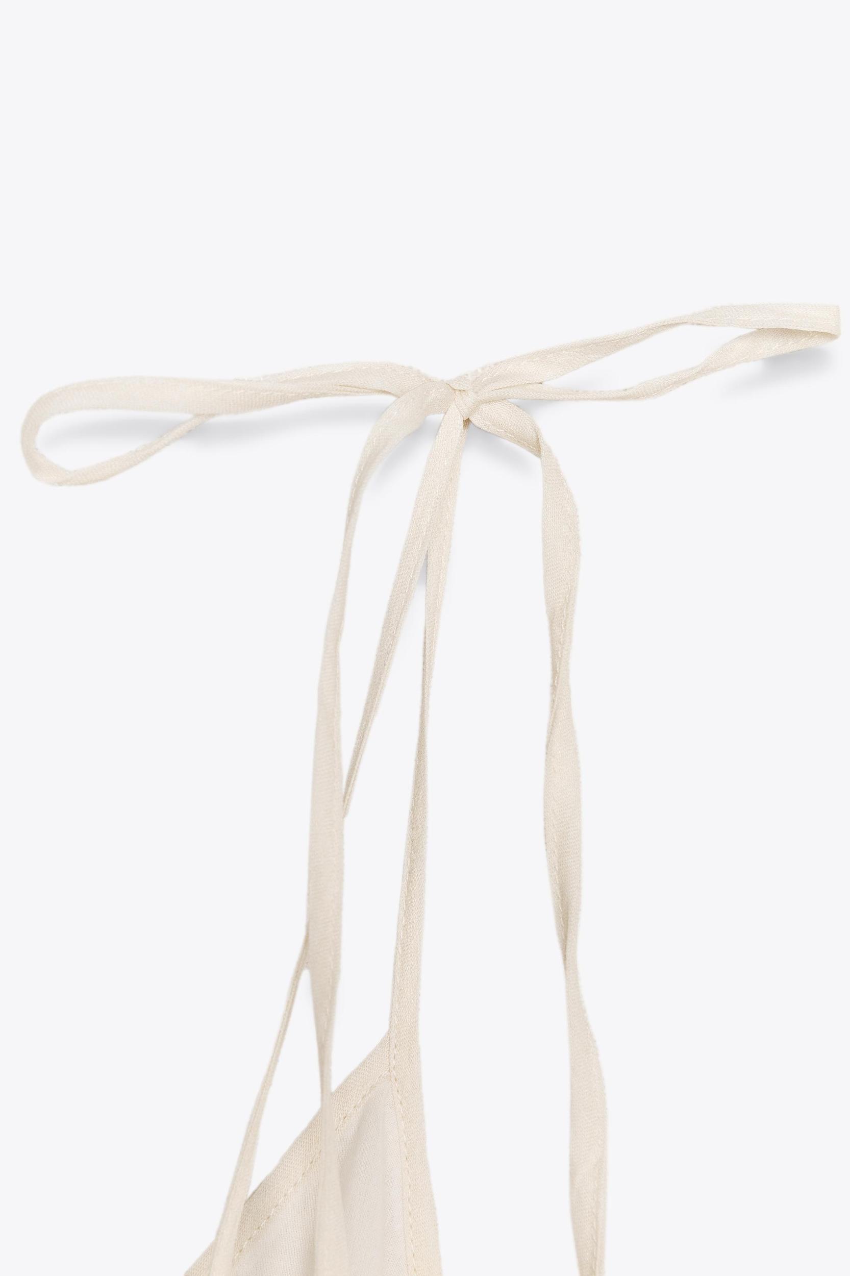 100% RAMIE PRINT DRESS ZW COLLECTION Product Image