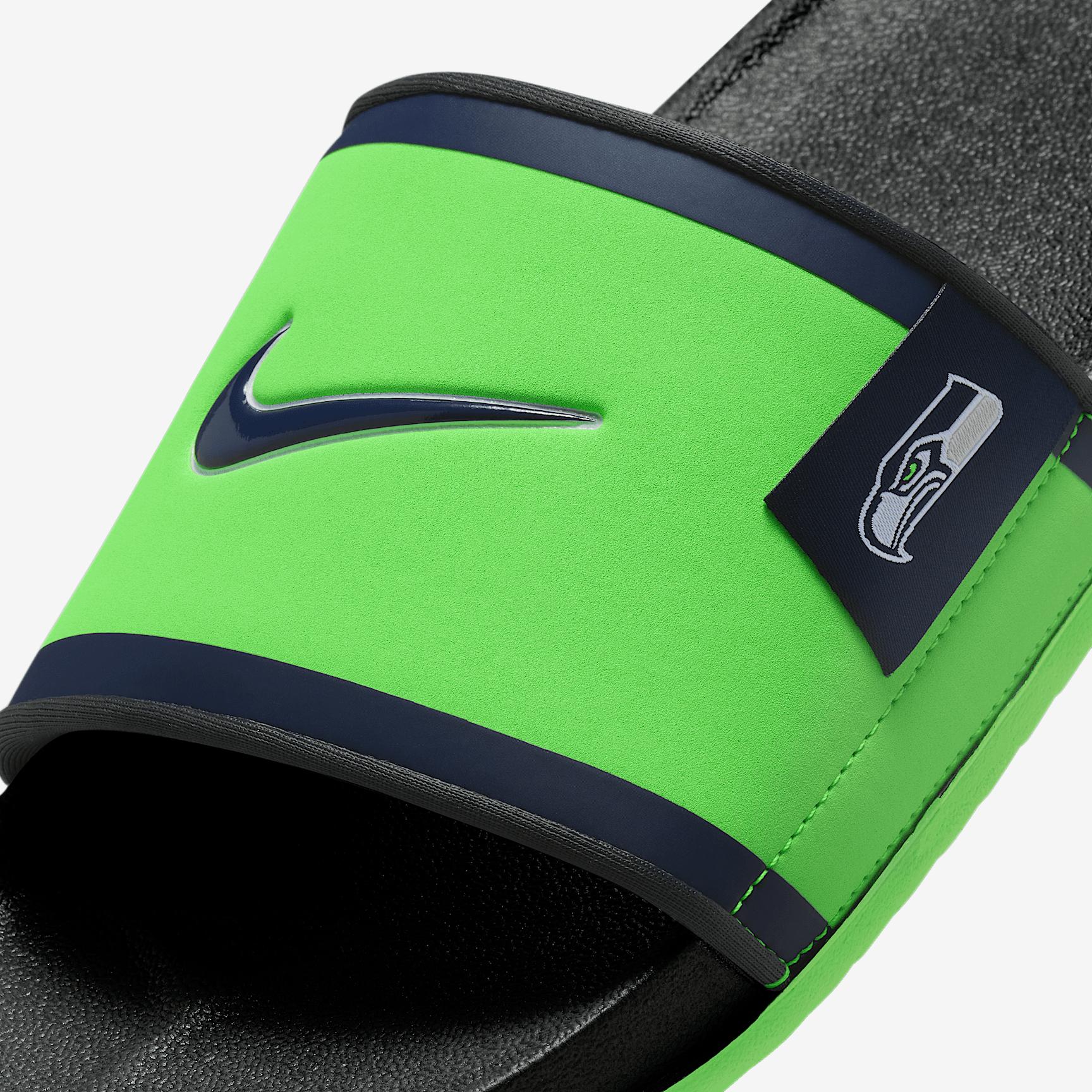 Nike Mens Offcourt (Seattle Seahawks) Offcourt Slides | FN4466-300 Product Image