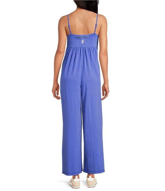 FP Movement Hot Shot Strappy Square Neck Sleeveless Wide Leg Jumpsuit Product Image