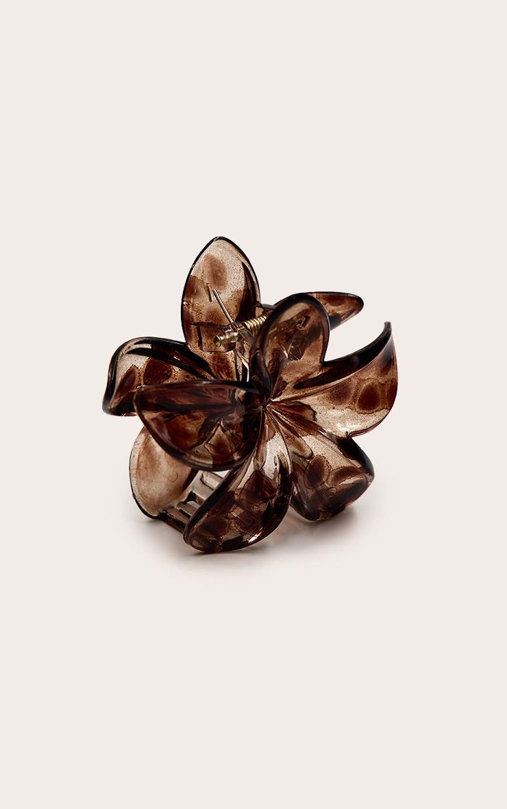 Tortoiseshell Lily Flower Hair Clip Product Image