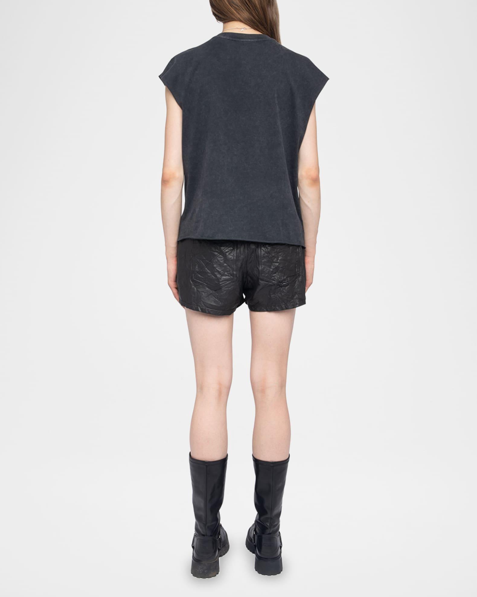 Cloe Skull Strass Tank Top Product Image