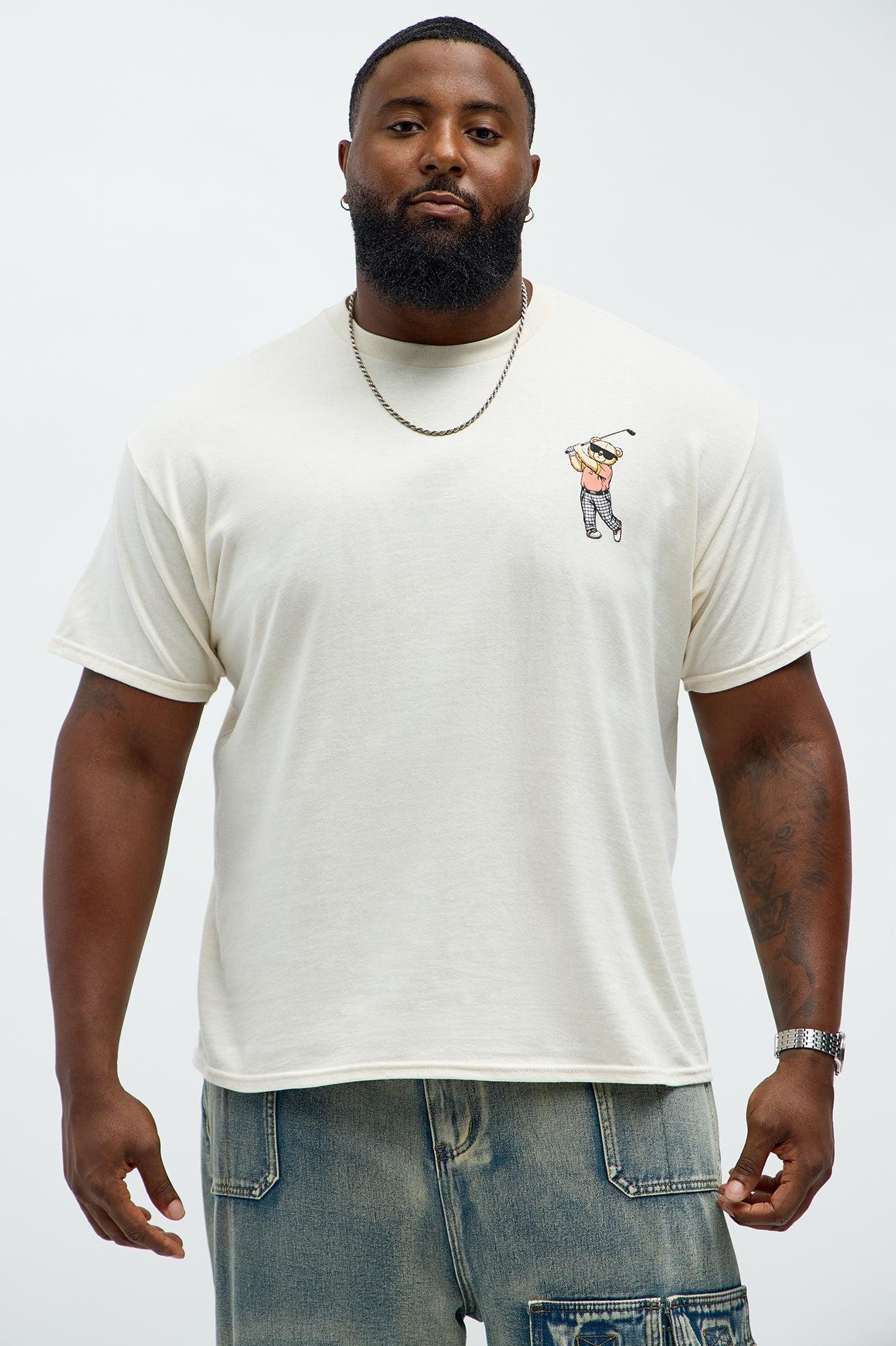 Birdie Bros Luxury Sports Short Sleeve Tee - Natural Male Product Image