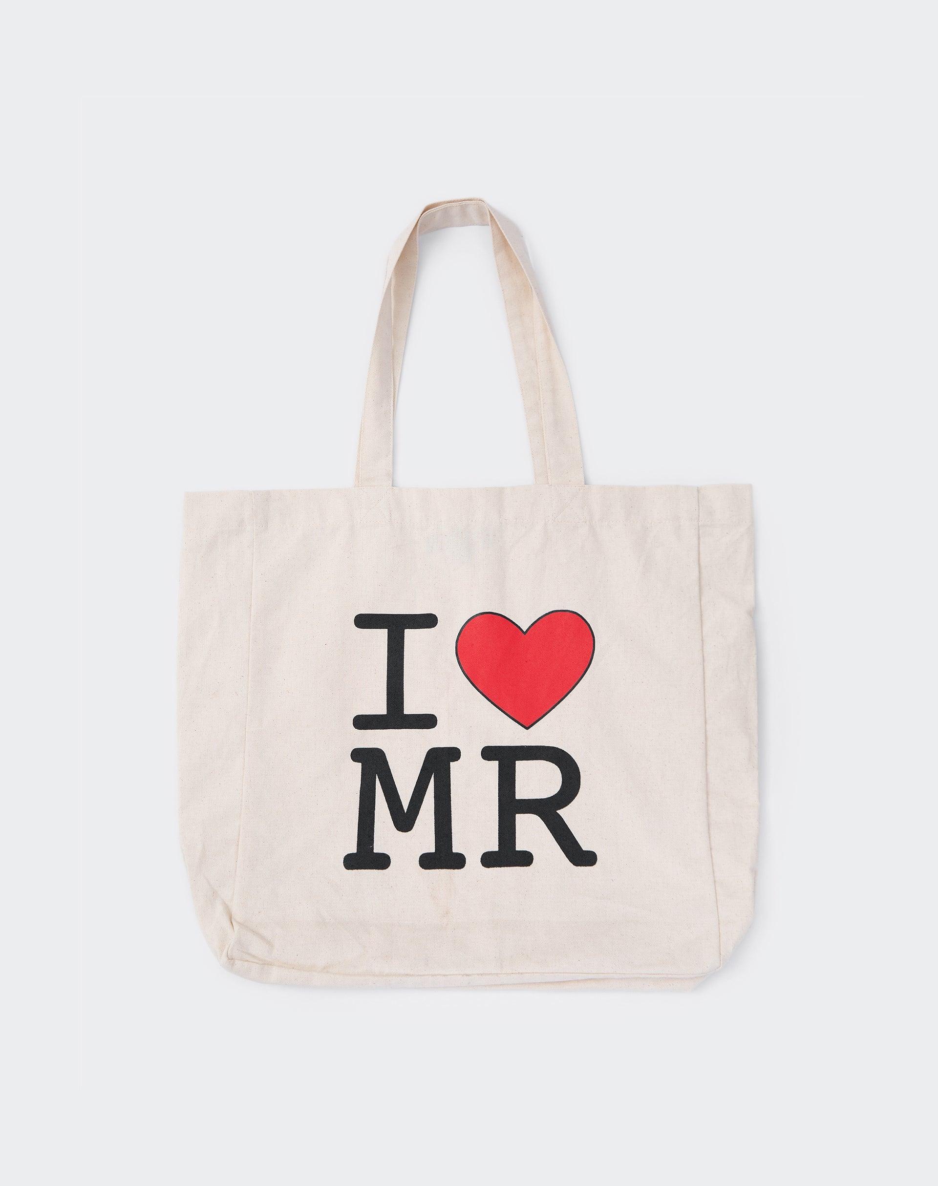 I Heart MR Tote Bag in Off White Product Image