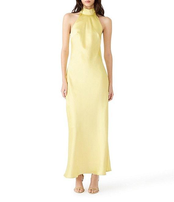 Steve Madden Lara High Neck Sleeveless Maxi Dress Product Image