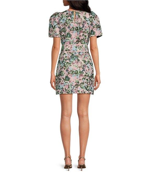 Abbey Glass Marty Mini Puff Sleeve Dress Product Image