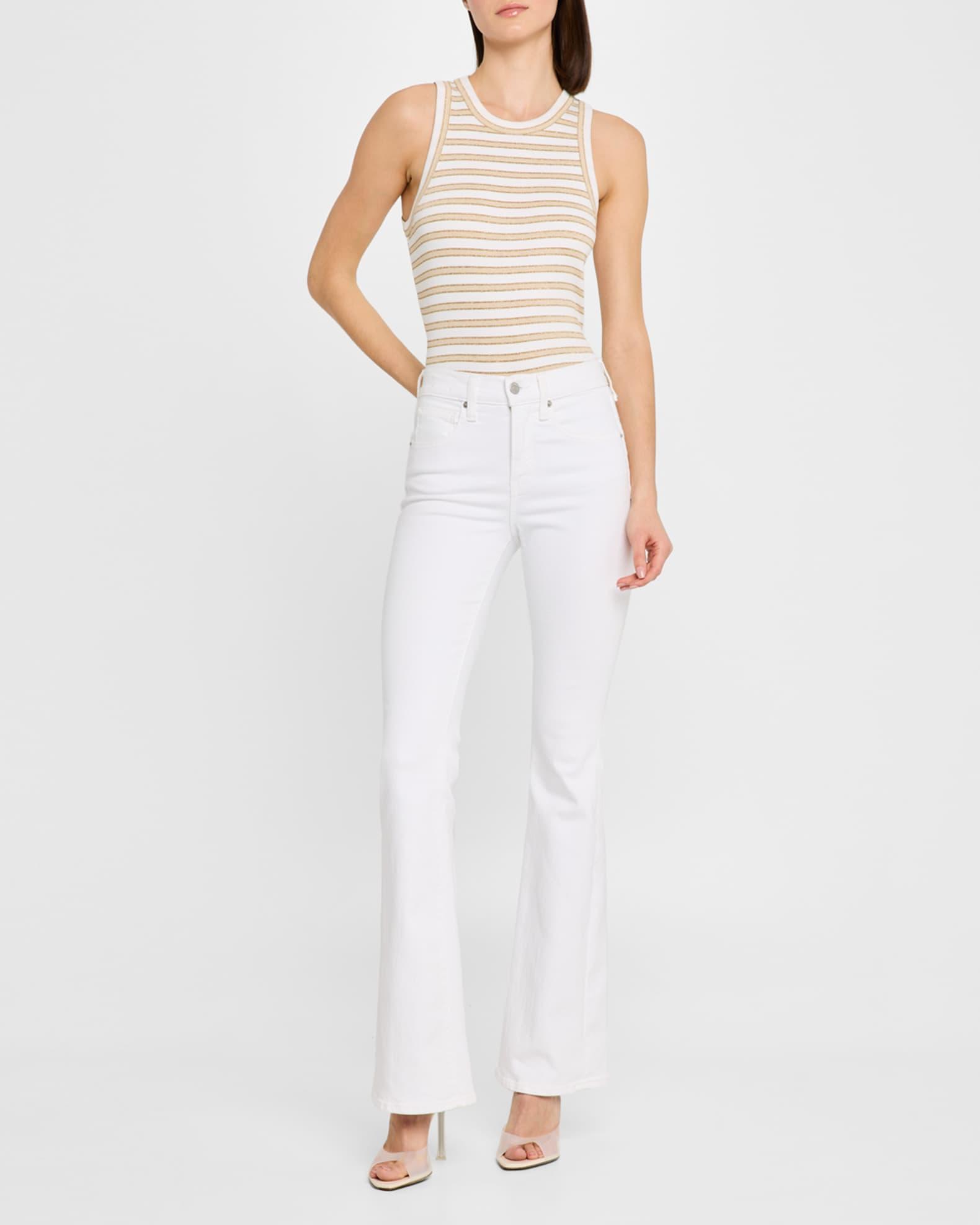 Jordyn Stripe Cropped Tank Top  Product Image