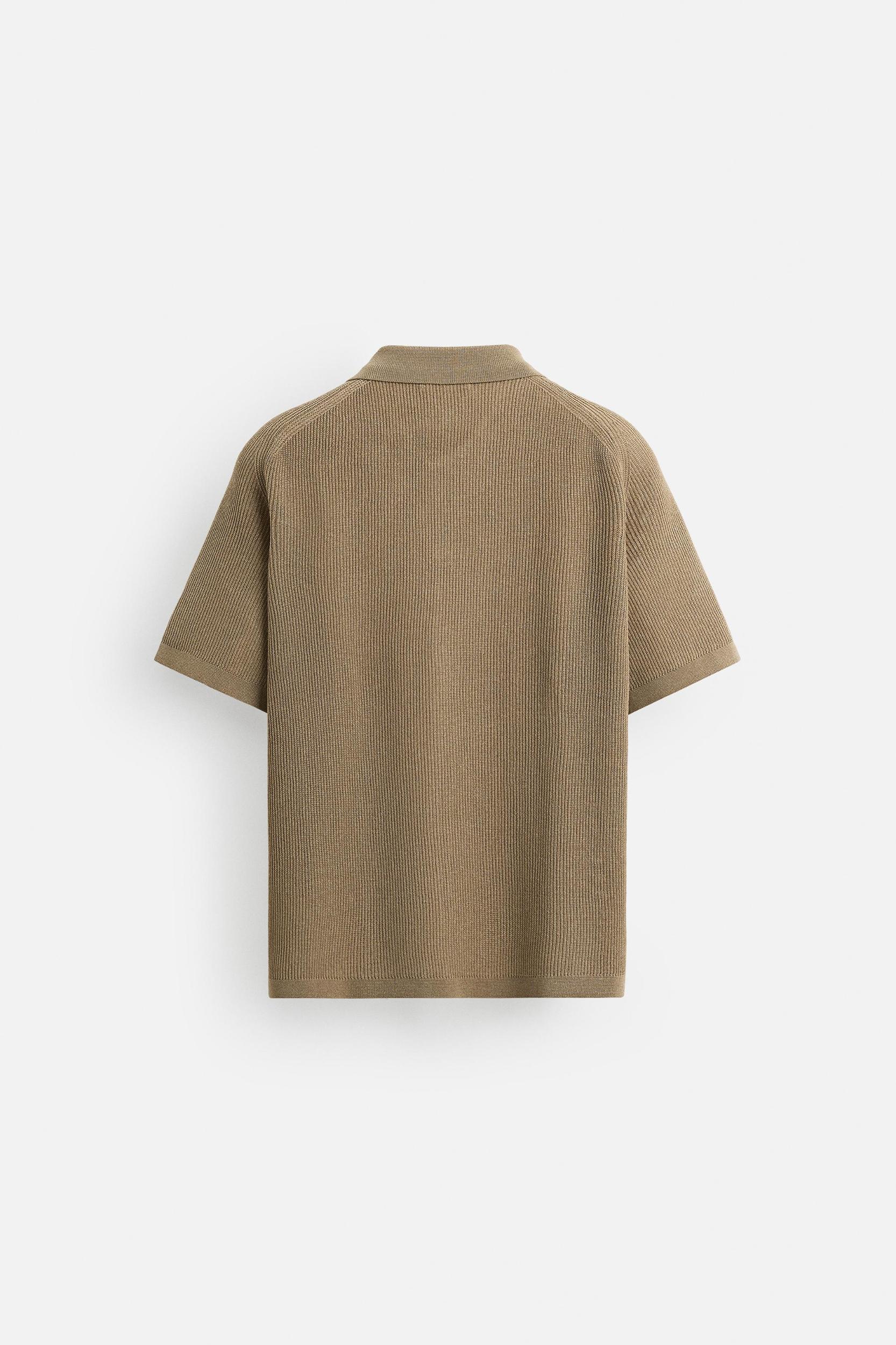 RELAXED FIT KNIT SHIRT Product Image