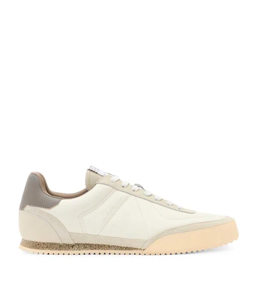 ALLSAINTS Leather Harri Low-top Sneakers In White Product Image