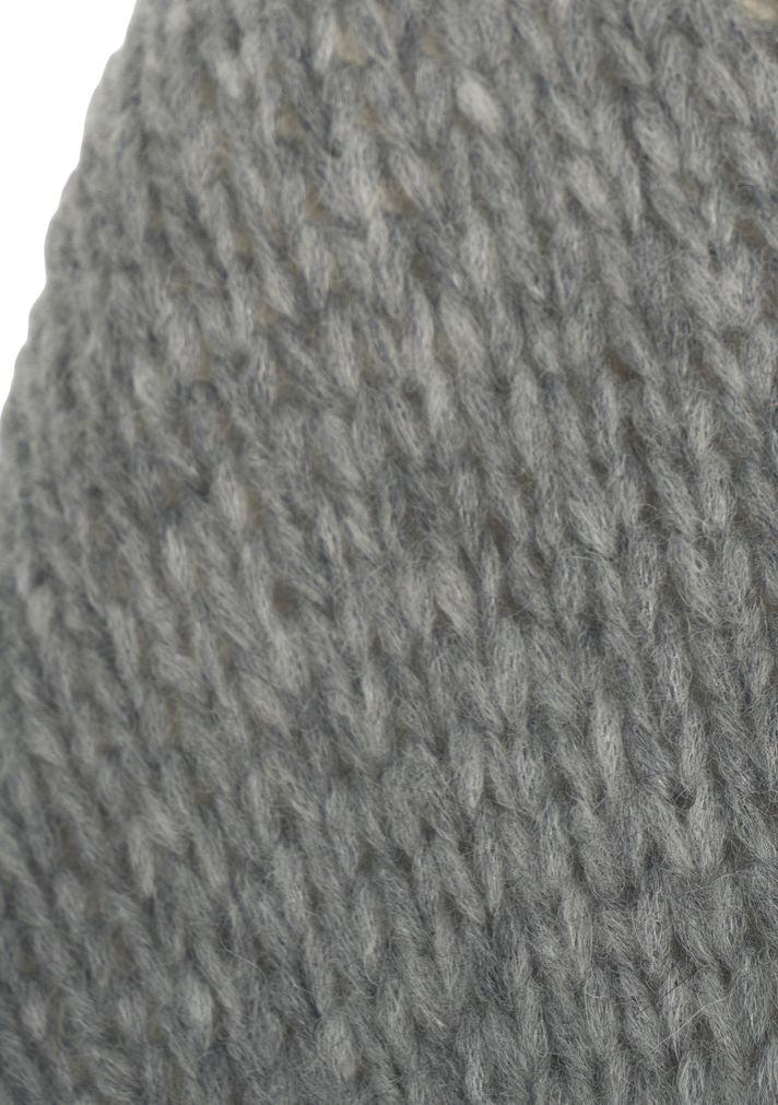 Knit sweater with bateau neck Product Image