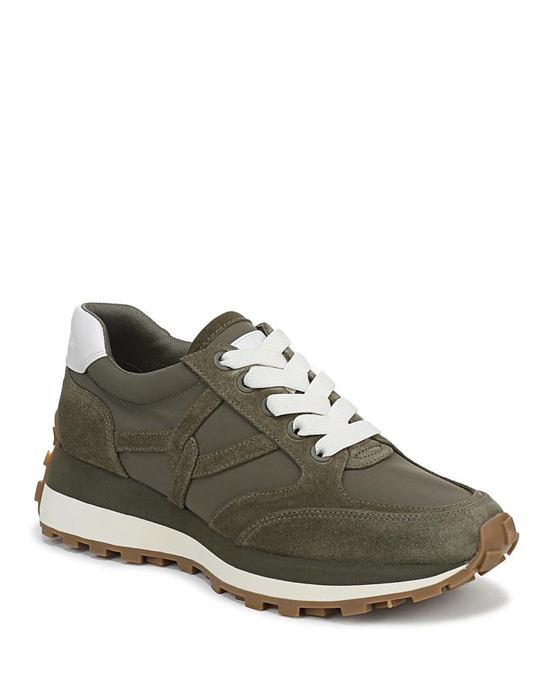 Womens Valentina Oxford-Inspired Suede-Canvas Low-Top Sneakers Product Image