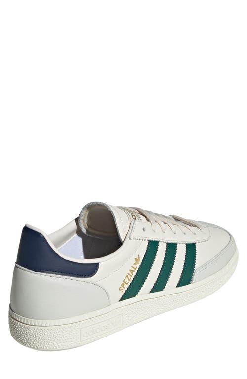 adidas Gender Inclusive Handball Spezial Sneaker in White/Green/Indigo at Nordstrom, Size 10 Women's Product Image