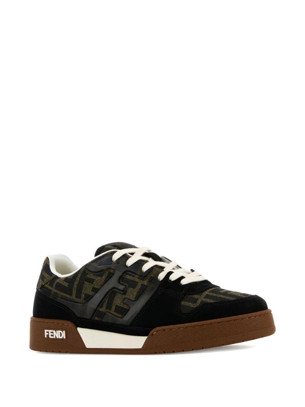 Zucca-monogram panelled sneakers Product Image