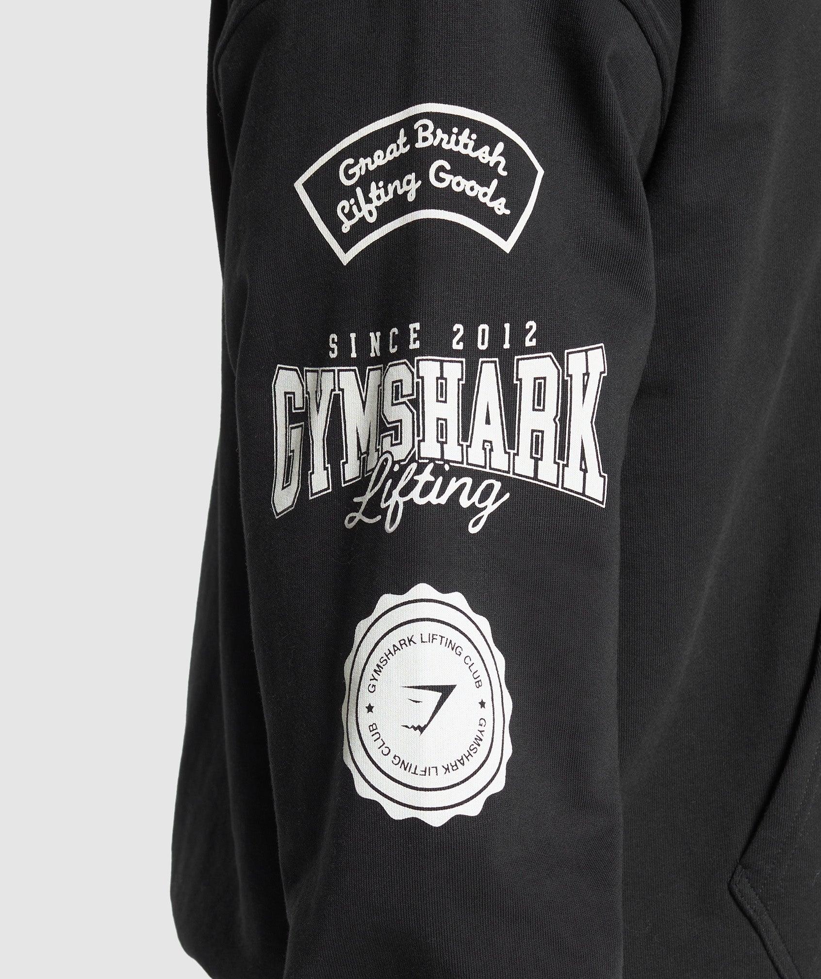 Gymshark Lifting Essentials Hoodie - Black Male Product Image