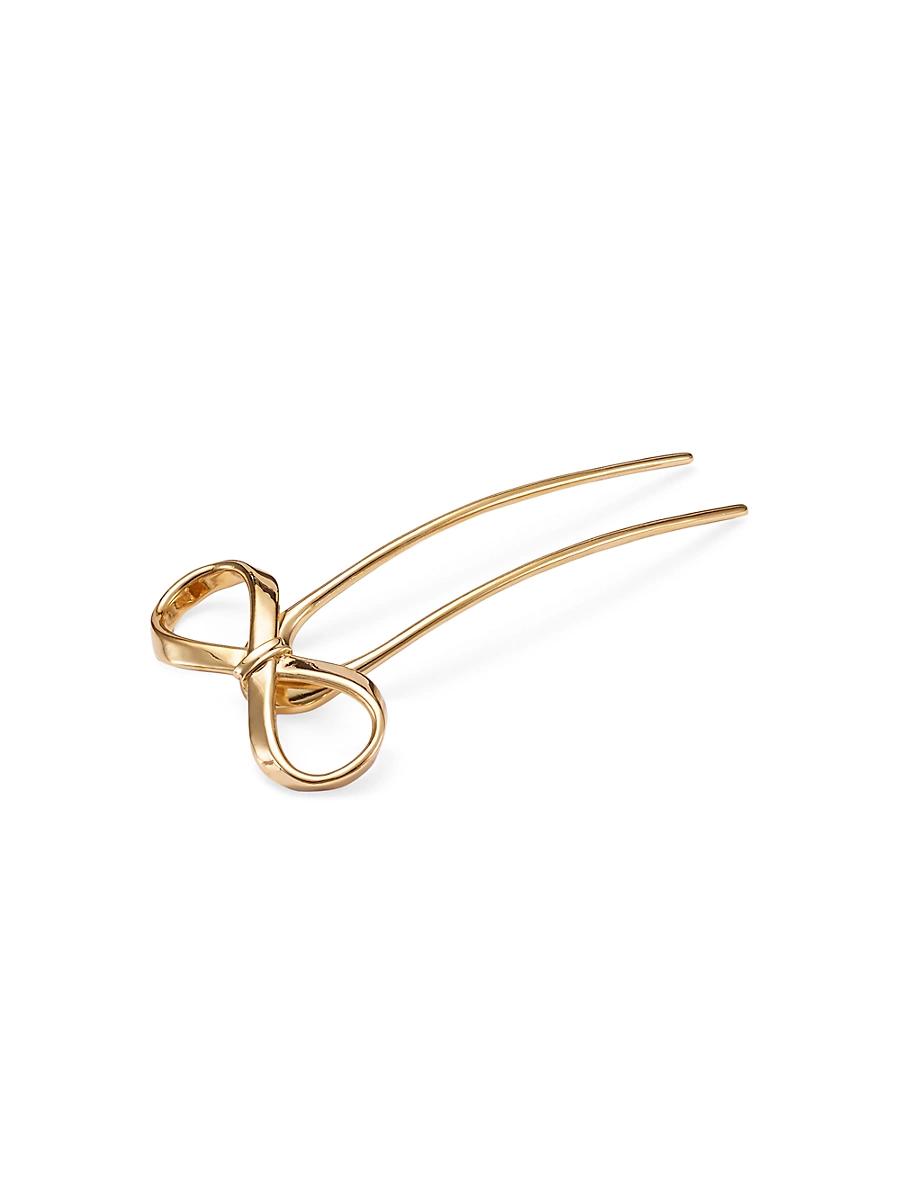 Womens Infinity Bow French Hair Pin Product Image