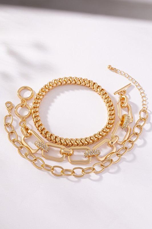 Chain Bracelets Set Product Image