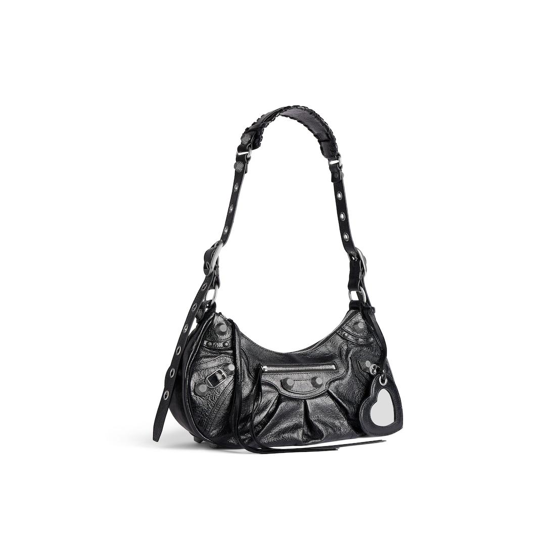 Women's Le Cagole Shoulder Bag Small in Black Product Image