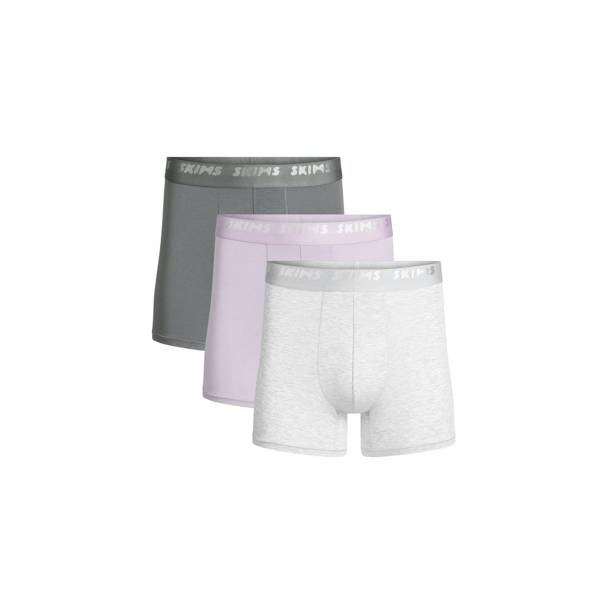 SKIMS STRETCH MENS 3" BOXER BRIEF 3-PACK  | MELROSE MULTI Product Image