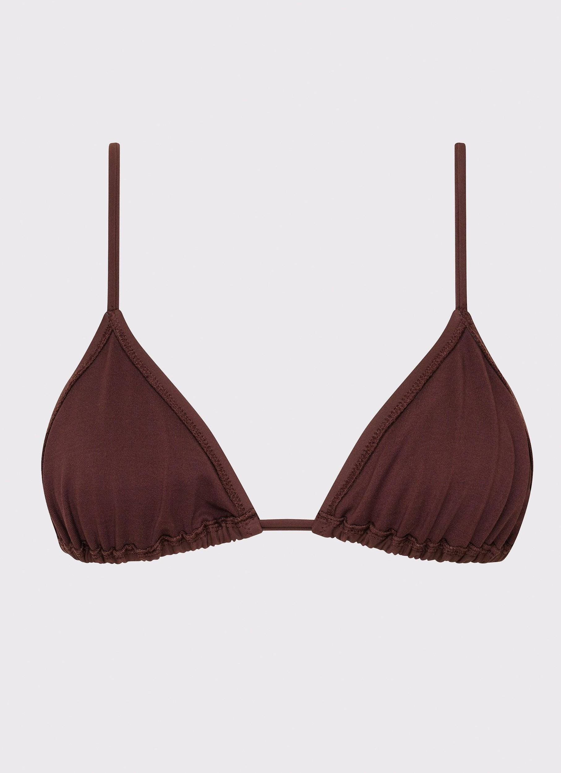 Calista Bikini Top - Brown Product Image