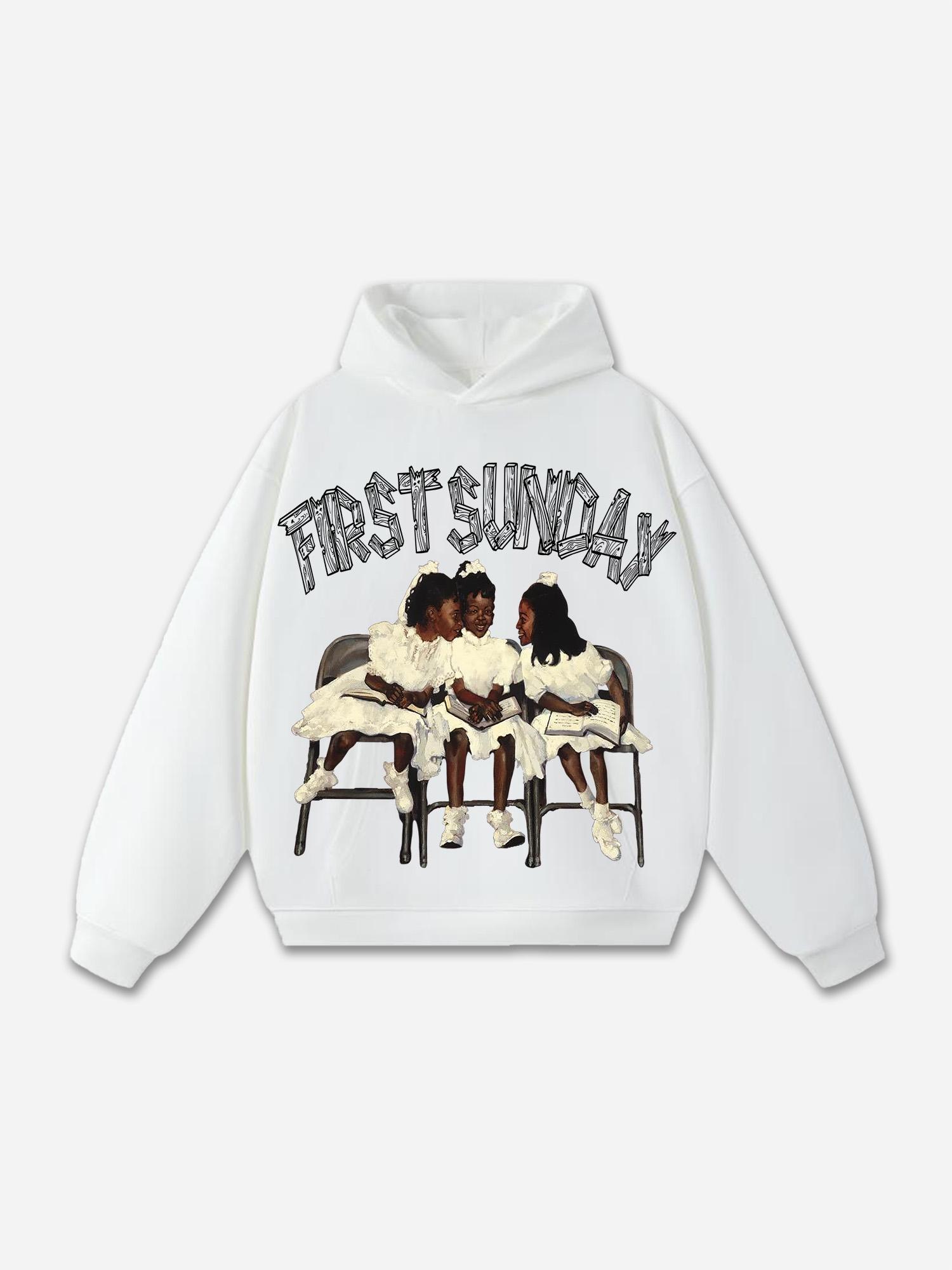 Sopula Everything Comes In Waves Vacation Graphic Oversized Hoodie Product Image