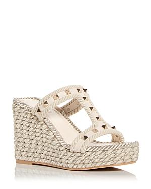 Rockstud Rope Wedge Espadrille Sandals Product Image
