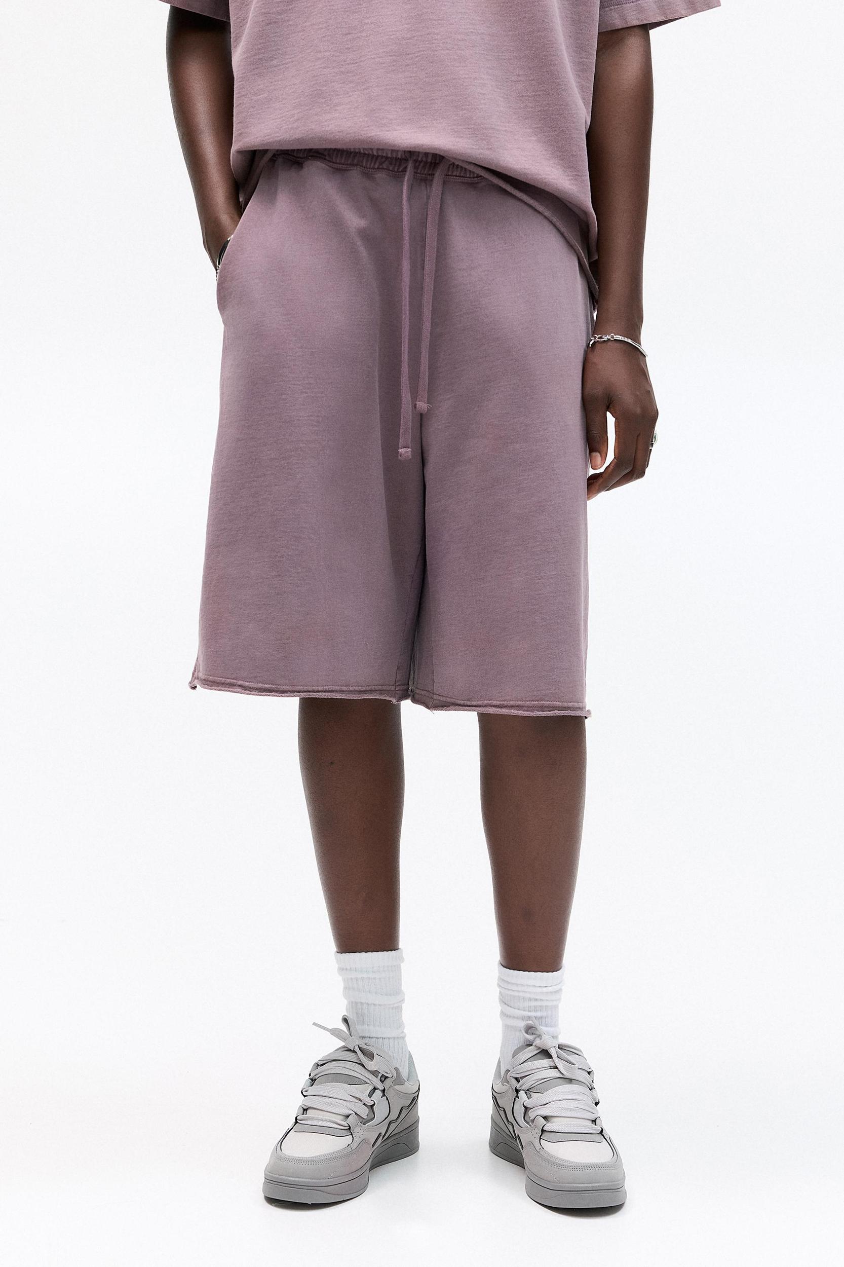 Baggy Bermuda sweat shorts Product Image