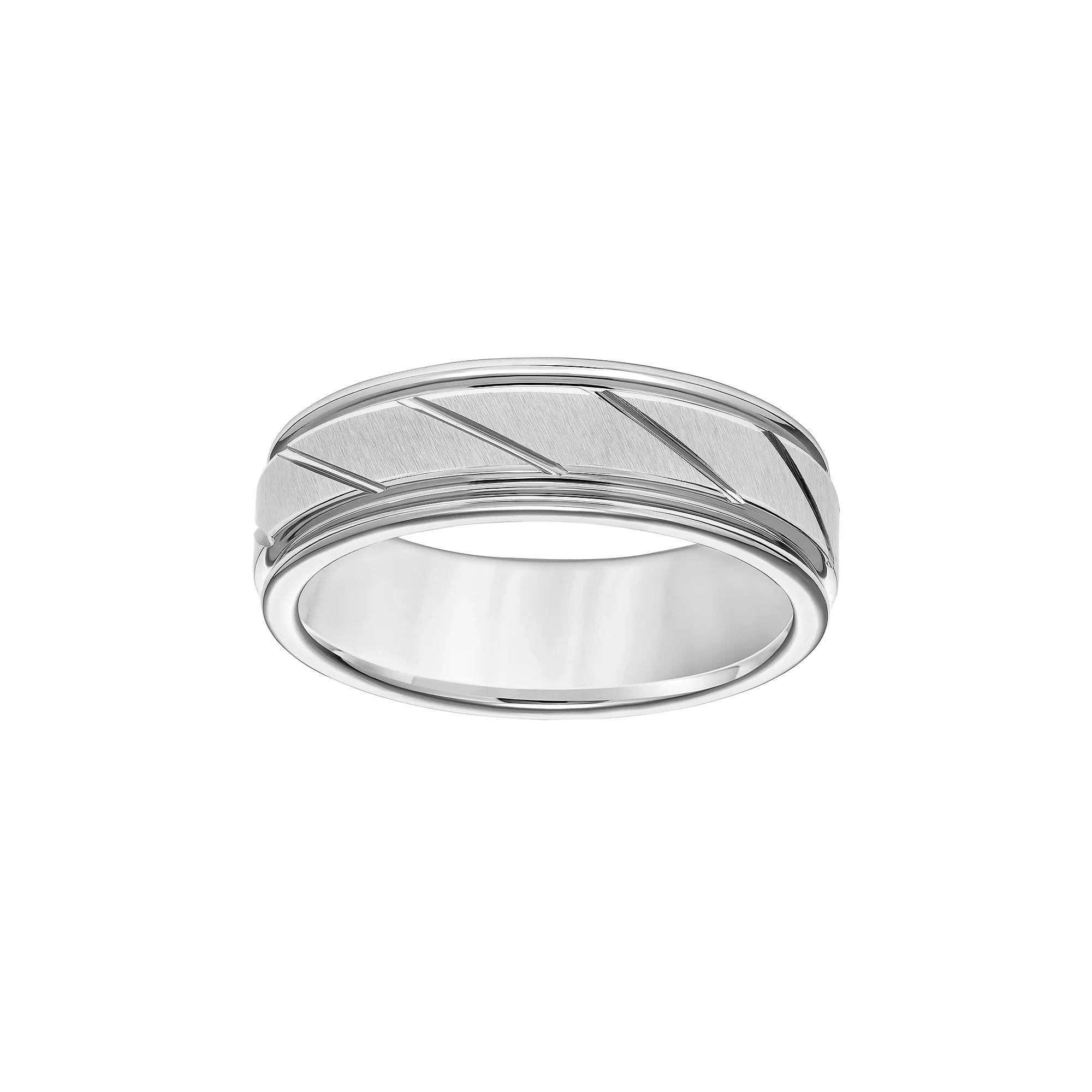 AXL Tungsten Carbide Men's Wedding Band, Size: 11, Grey Product Image